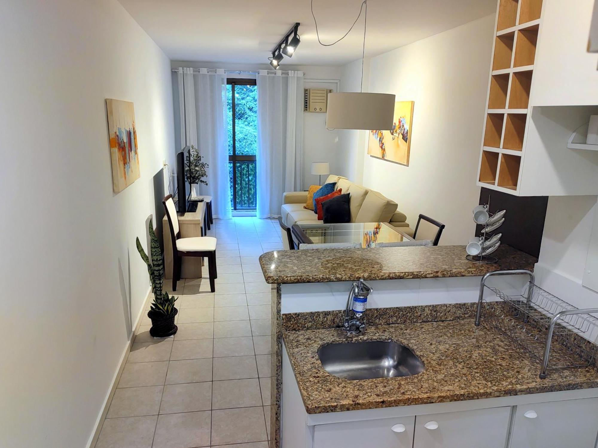 Apartamento Flat Em Copacabana Com Piscina, Garagem Inclusa E Portaria 24h A 4 Min Da Río de Janeiro