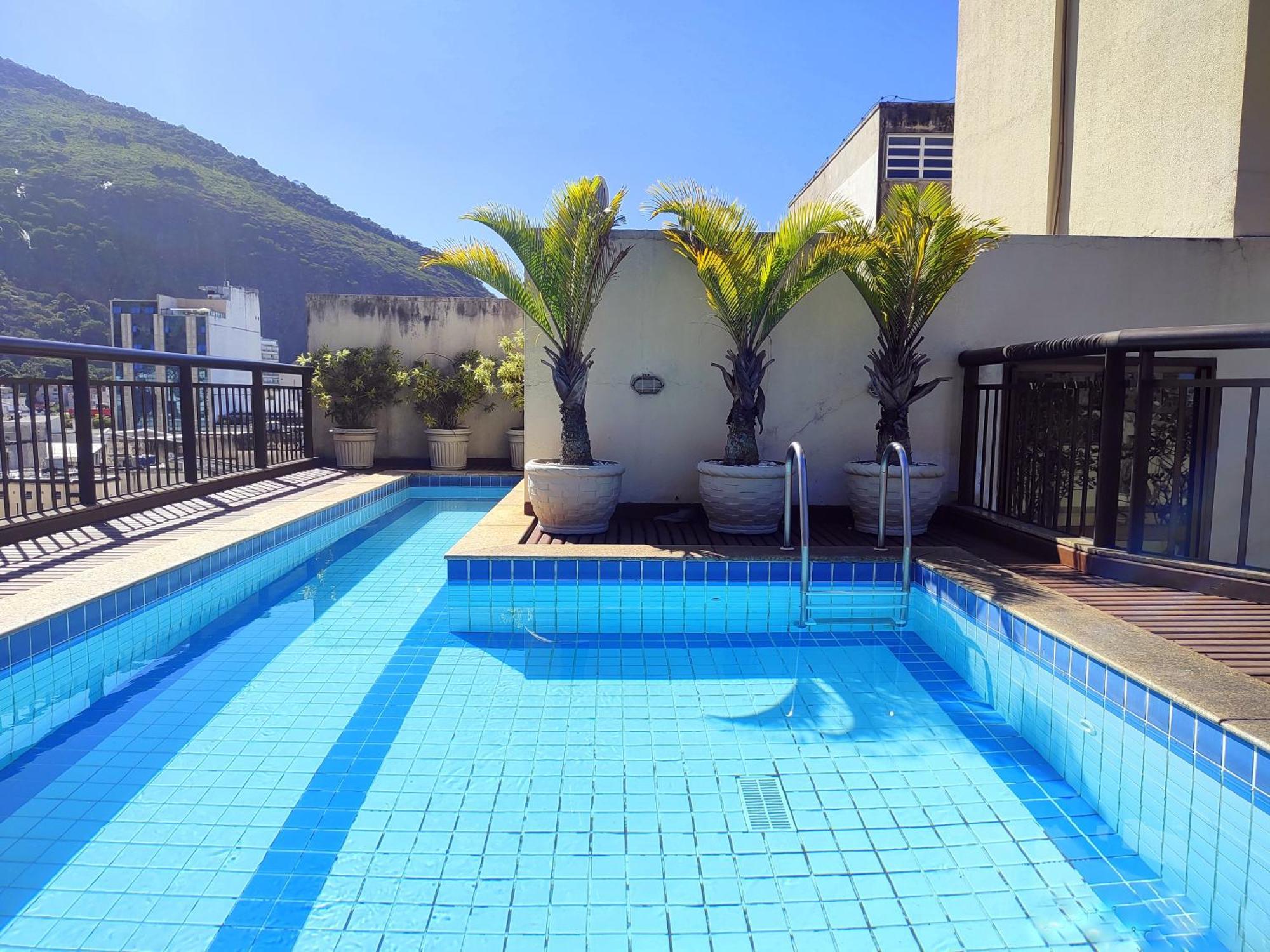 Flat Em Copacabana Com Piscina, Garagem Inclusa E Portaria 24h A 4 Min Da Apartamento *
